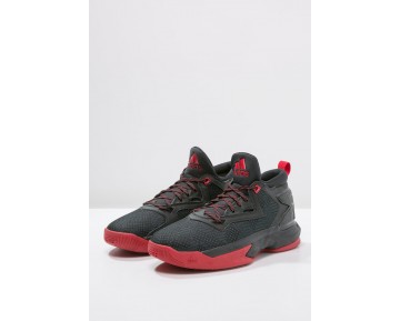 Zapatos de baloncesto adidas Performance D Lillard 2 Hombre Núcleo Negro/Scarlet,adidas zapatillas,bambas adidas,baratas
