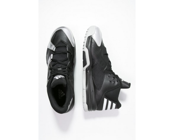 Zapatos de baloncesto adidas Performance First Step Hombre Núcleo Negro/Blanco/Plata Metallic,chaquetas adidas imitacion,zapatillas adidas precio,españa outlet