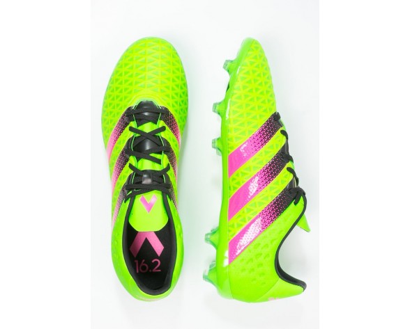 Zapatos de fútbol adidas Performance Ace 16.2 Fg/Ag Hombre Solar Verde/Shock Rosa/Núcleo Negro,adidas superstar baratas,adidas sudaderas baratas,baratas originales
