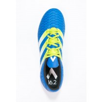 Zapatos de fútbol adidas Performance Ace 16.2 Fg/Ag Hombre Shock Azul/Semi Solar Slime/Blanco,adidas negras,adidas negras y doradas,corriente principal