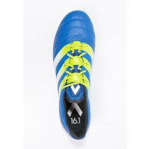 Zapatos de fútbol adidas Performance Ace 16.1 Sg Hombre Shock Azul/Semi Solar Slime/Blanco,chaquetas adidas retro,ropa adidas running,tienda online