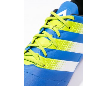 Zapatos de fútbol adidas Performance Ace 16.3 Fg/Ag Hombre Shock Azul/Semi Solar Slime/Blanco,ropa outlet adidas original,zapatos adidas para,en Granada