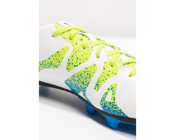 Zapatos de fútbol adidas Performance X 15.4 Fxg Hombre Blanco/Semi Solar Slime/Núcleo Negro,adidas scarpe,adidas chandal online,catalogo