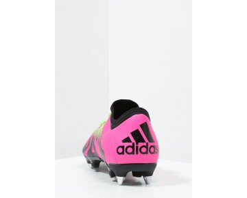 Zapatos de fútbol adidas Performance X 15.1 Sg Hombre Shock Rosa/Solar Verde/Núcleo Negro,adidas blancas y rosas,adidas blancas,Granada