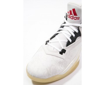 Zapatos de baloncesto adidas Performance D Lillard 2 Hombre Blanco/Núcleo Negro/Scarlet,bambas adidas baratas,zapatos adidas blancos,españa tienda