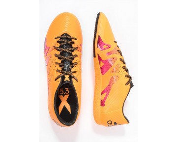 Zapatos de fútbol adidas Performance X 15.3 In Hombre Solar Oro/Núcleo Negro/Shock Rosa,chaquetas adidas retro,adidas rosas,apreciado