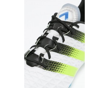 Zapatos de fútbol adidas Performance Ace 16.1 Fg/Ag Hombre Blanco/Semi Solar Slime/Shock Azul,chaquetas adidas,adidas baratas online,catalogo