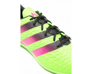 Zapatos de fútbol adidas Performance Ace 16.3 In Hombre Solar Verde/Shock Rosa/Núcleo Negro,adidas running zapatillas,zapatos adidas ecuador,españa online